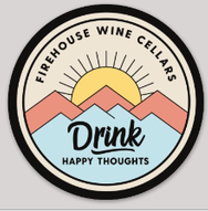 Sticker-Drink Happy Thoughts 1