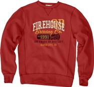 100 Yrs of History Crew Sweatshirt RED SM 1