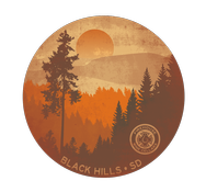Black Hills Trees FWC Sticker 1