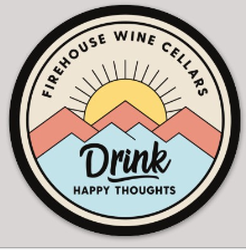 Sticker-Drink Happy Thoughts